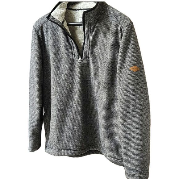 ORVIS Men's Thick & Warm 1/2 Zip-upβSherpa Outdoor Pullover - Picture 7 of 13